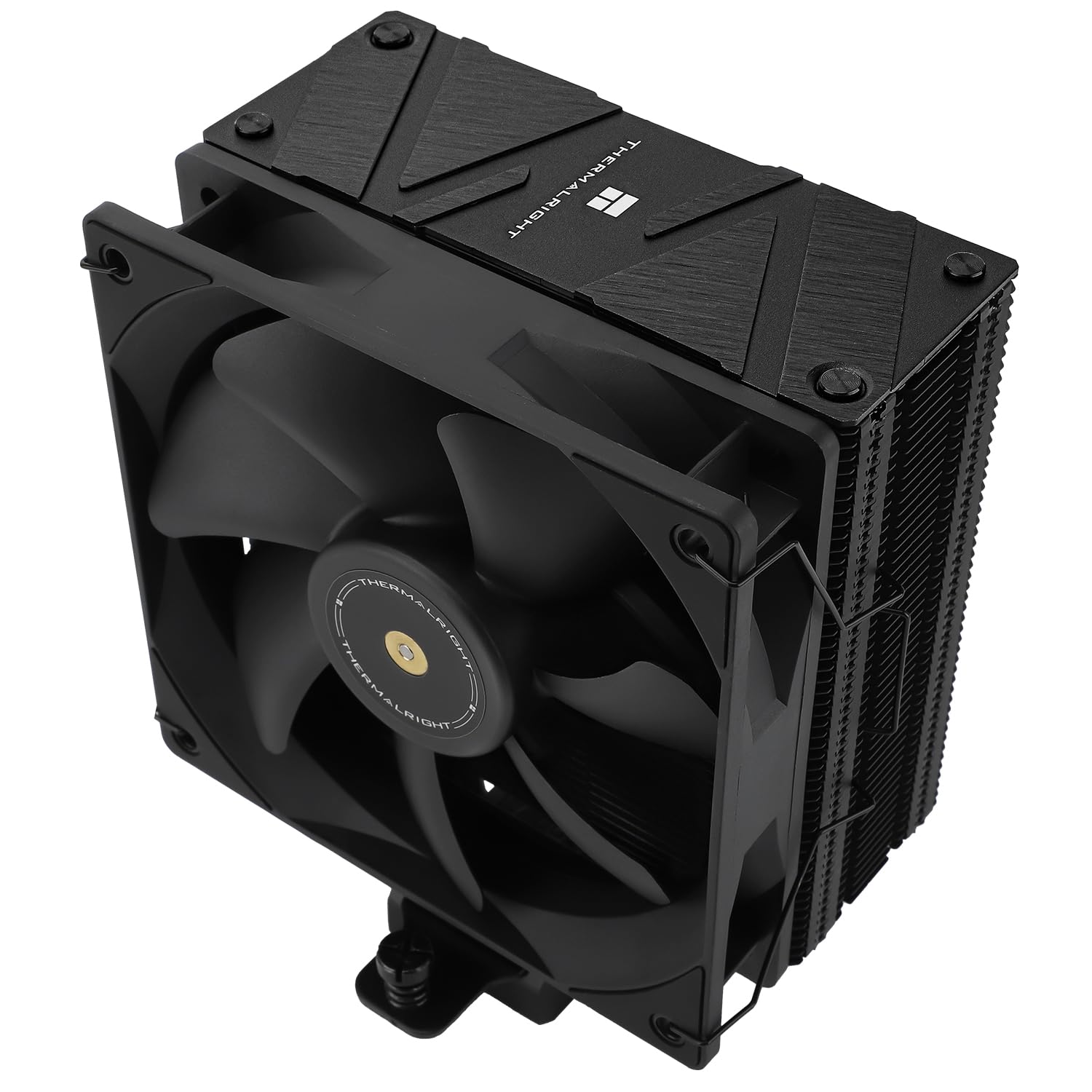 Thermalright Assassin Spirit 120 EVO Dark CPU Cooler,TL-E12B V2 PWM Quiet Fan with 1850RPM, Speed,CPU Air Cooler, Computer Black Heatsink Cooling,