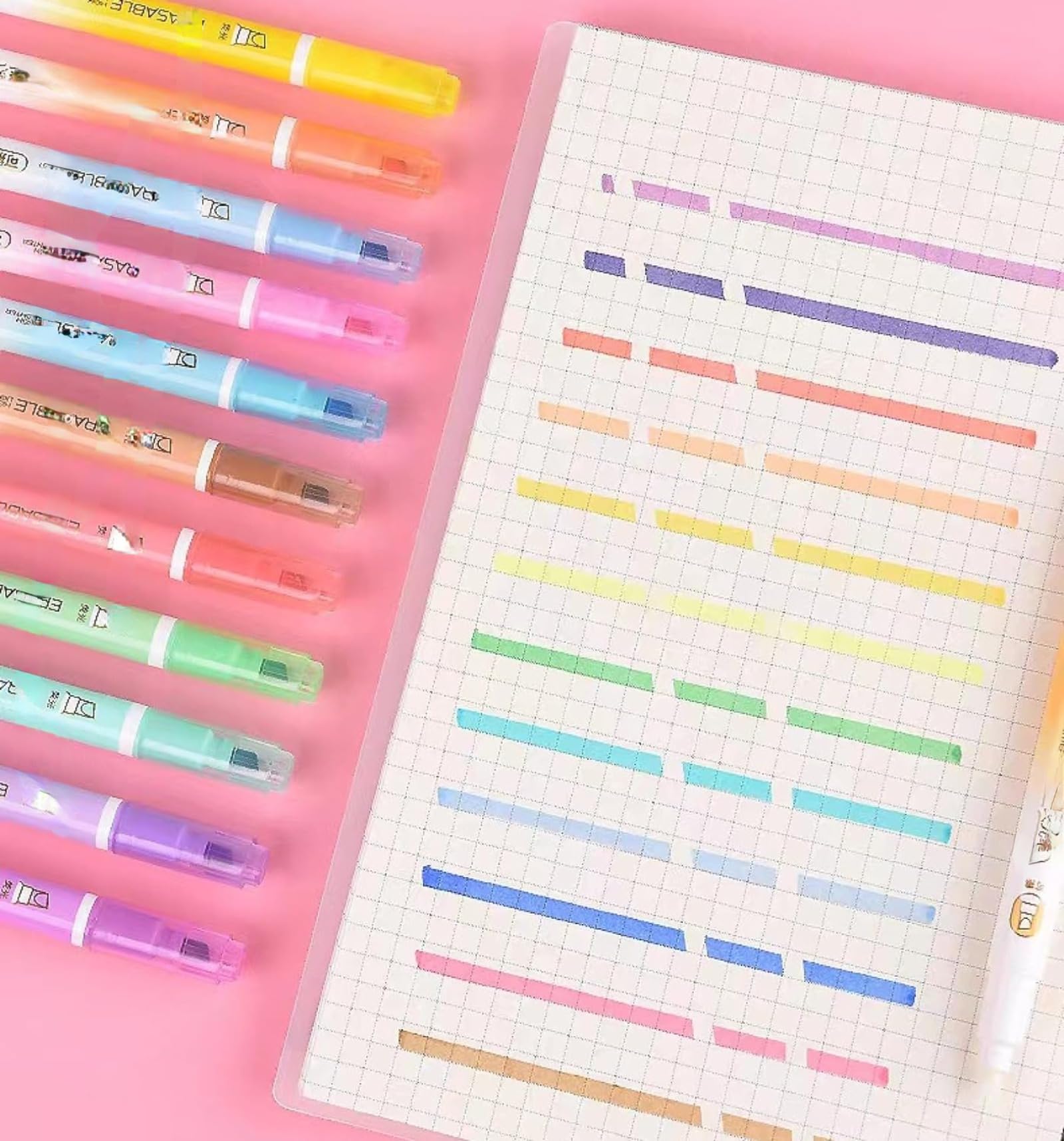 Amazon.co.jp: 12色消せる蛍光ペンマーカーペン 蛍光ペン セット