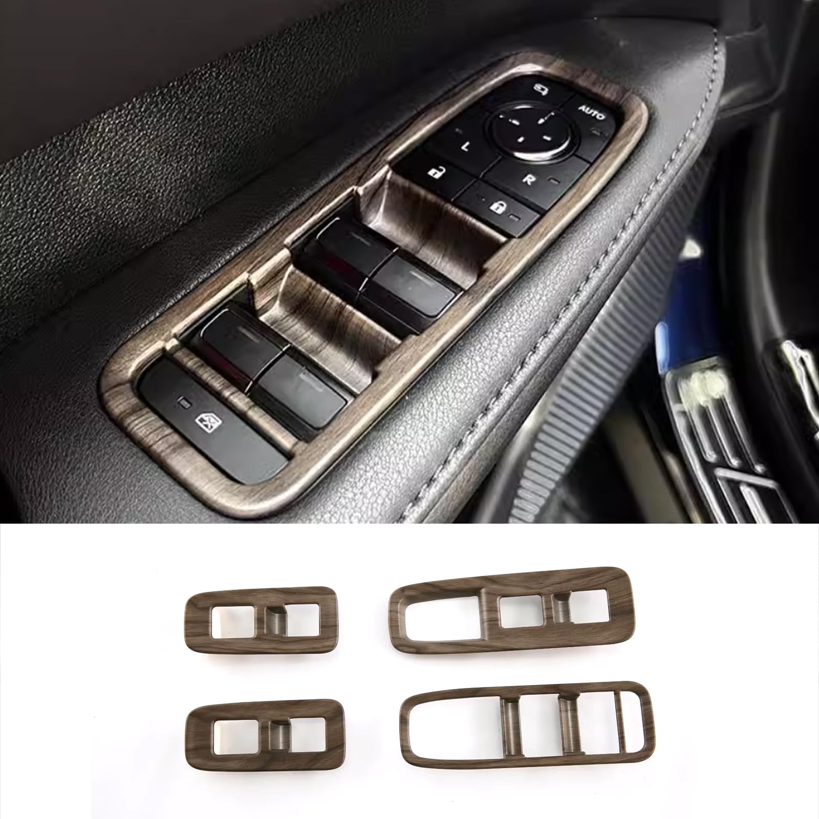 KELEIMAI Car Accessories Fit for Lexus New RX RX350 RX350h RX500h 2023-2026 Interior Automobile Door Window Control Panel Cover Molding Door Lock