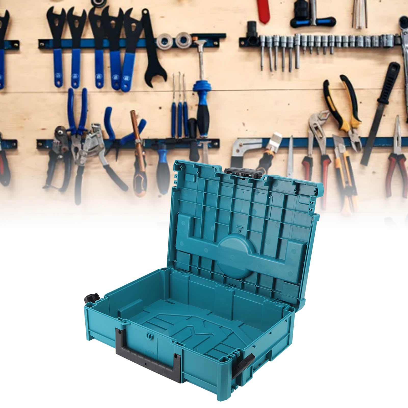 1 Pièce Caisse a Outils,Malette Outils En Plastique,De 40 Kg,Boîte à Outils Empilable,Matériel Pour Outils électriques,Organisateur De Matériel,Malette Rangement