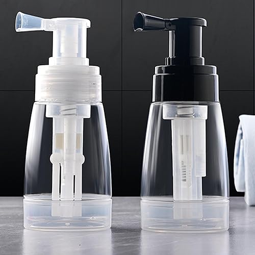 Miniatura 7 de Aethland Botella pulverizadora en polvo para champú seco, 2 botellas de aplicación de talco y polvo, aplicador de fibra capilar recargable para