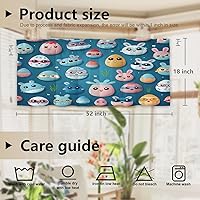 Vista 207 de Cenefas de cocina modernas con patrón de cobre marrón dorado para ventanas, cenefas opacas abstractas de marcas de arañazos y cortinas opacas