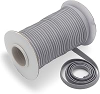 Vista 21 de Cinta al bies de doble pliegue de 1/2 pulgada, cinta al bies de doble pliegue de 55 yardas, carrete continuo a granel para coser ropa, acolchado