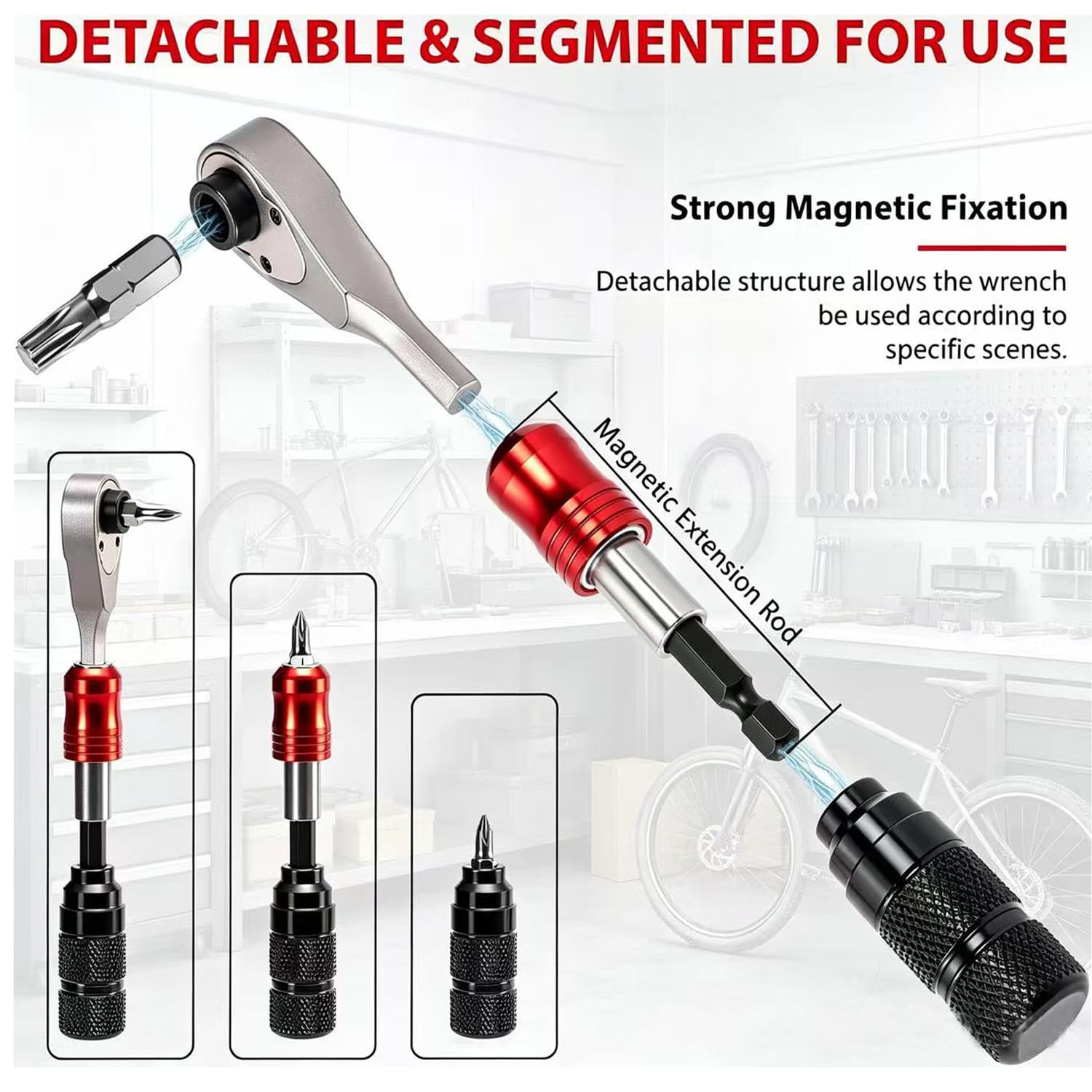 Kit de herramientas de reparación de bicicletas, kit multiherramienta para