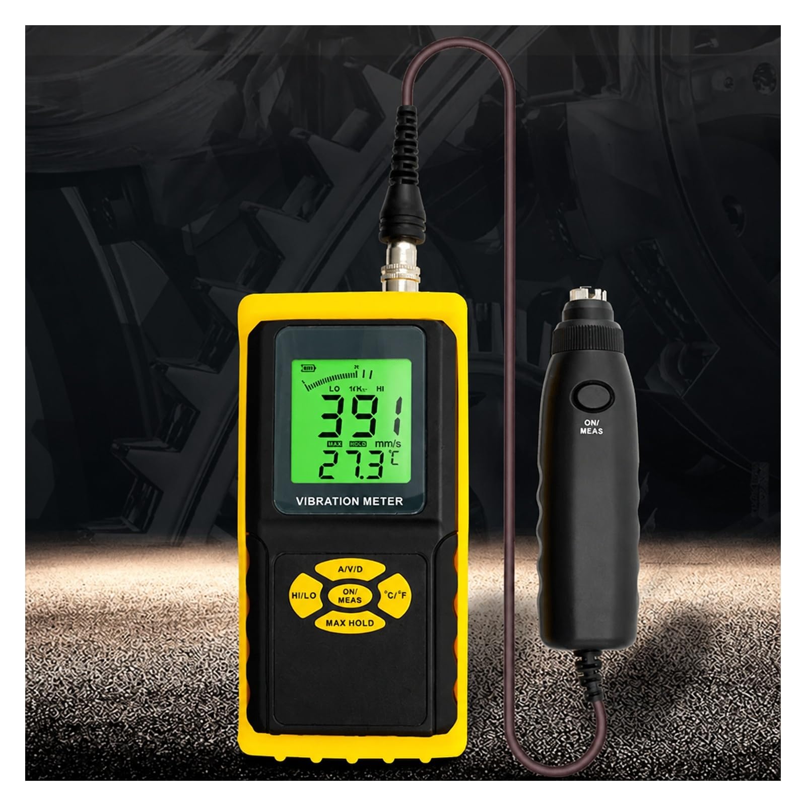 Misuratore di vibrazioni, Analizzatore Del Misuratore Tester Di Vibrazioni Digitale AR63B