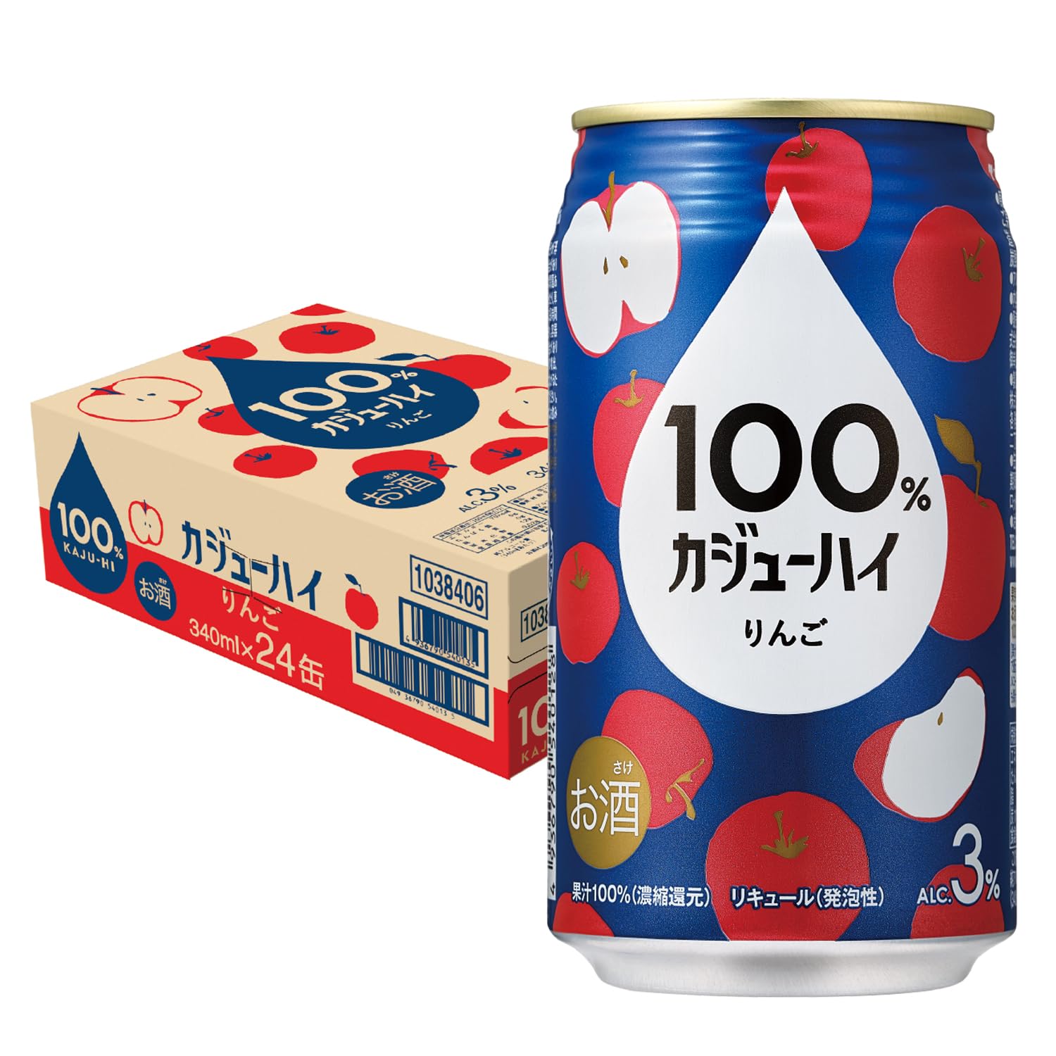 Amazon.co.jp: 【 果汁100% の特別なお酒 】 100% カジューハイ りんご
