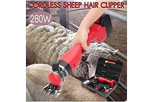 FURnisk Professional Electric Sheep Shearing Machine Cordless Pet & Livestock Grooming Trimmer