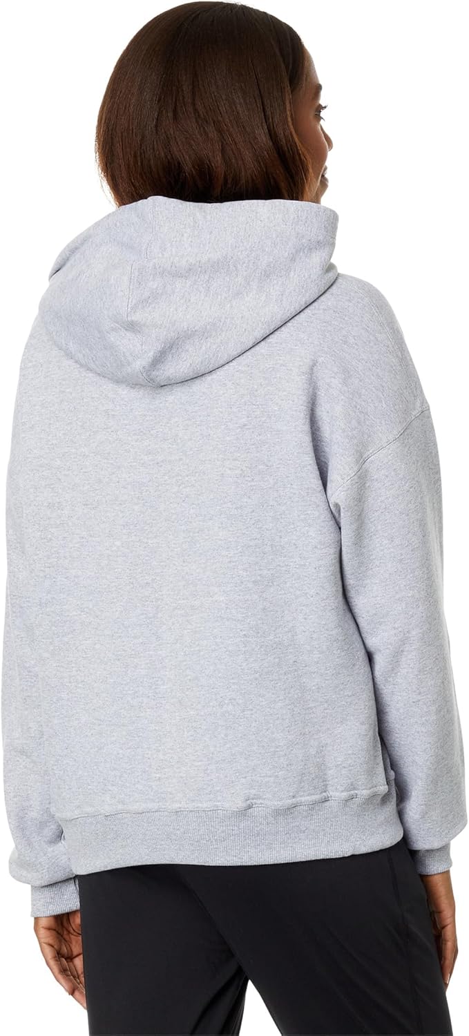 Champion Women's Powerblend Fleece Hoodie, Left Chest Script - Image 2