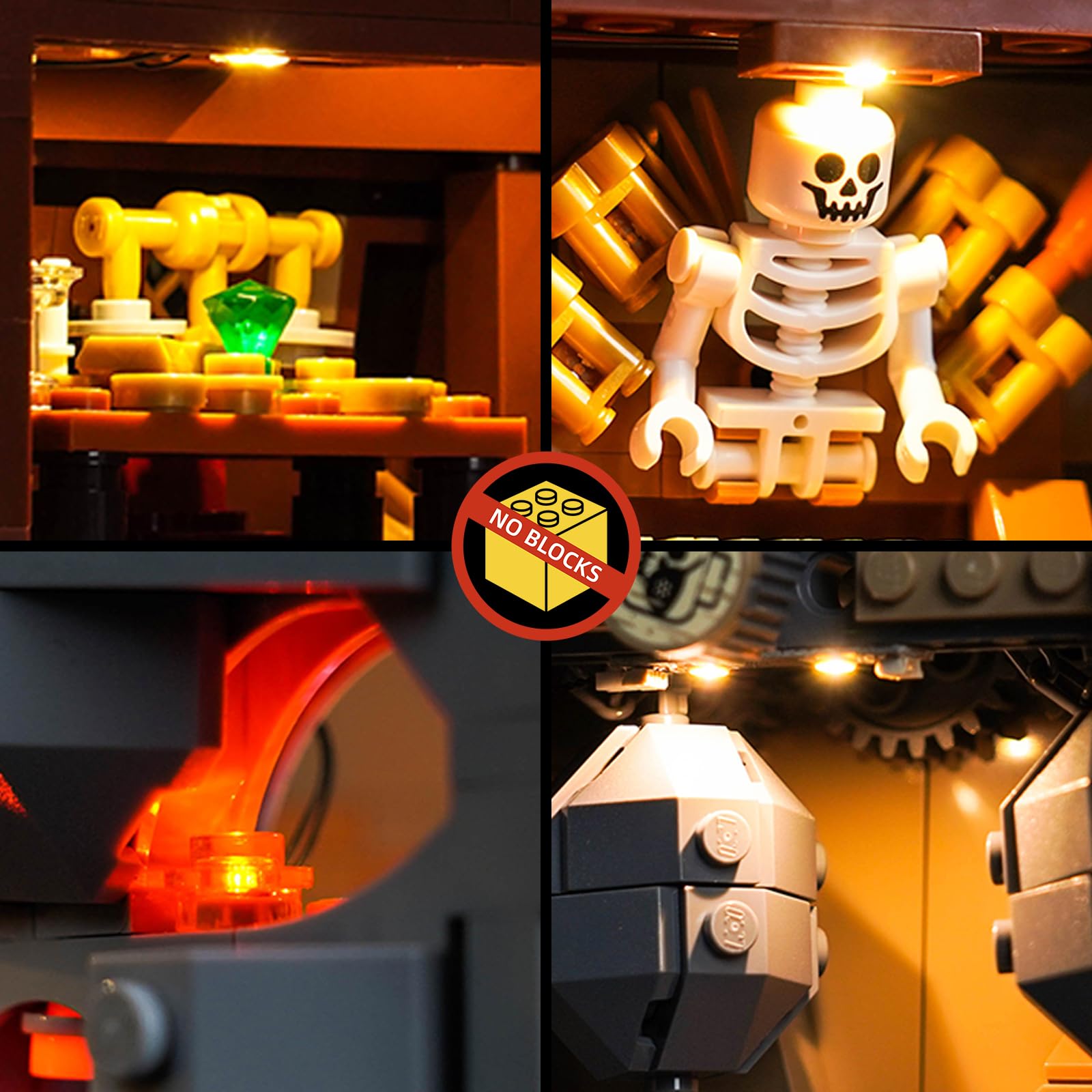 Remote Control Led Light Set Compatible with Lego The Goonies 21363 (No Model) - Image 4