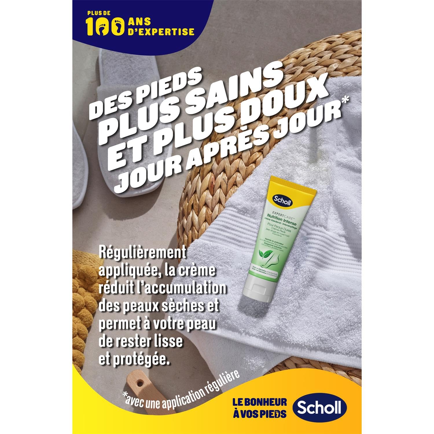 SCHOLL 2 cremas intensas Nutrition, piel muy seca, alantoína, 75 ml