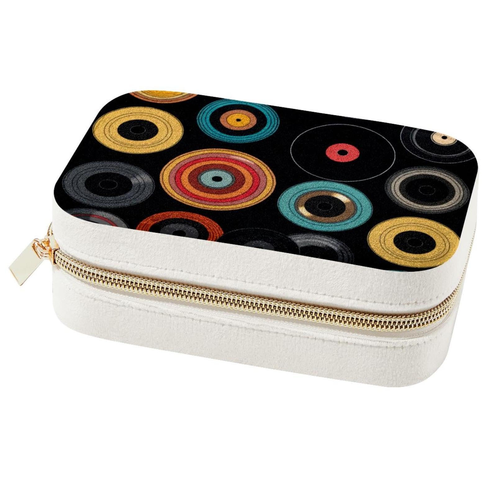 Boîte de rangement de bijoux de voyage compacte pour week-end et vacances