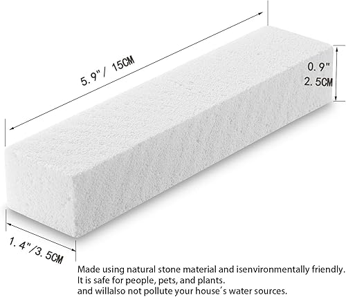 Miniatura 3 de Paquete de 6 cepillos limpios de piedra pómez para inodoro quitar anillos de agua dura acumulación de calcio y óxido adecuados para limpiar inodoro