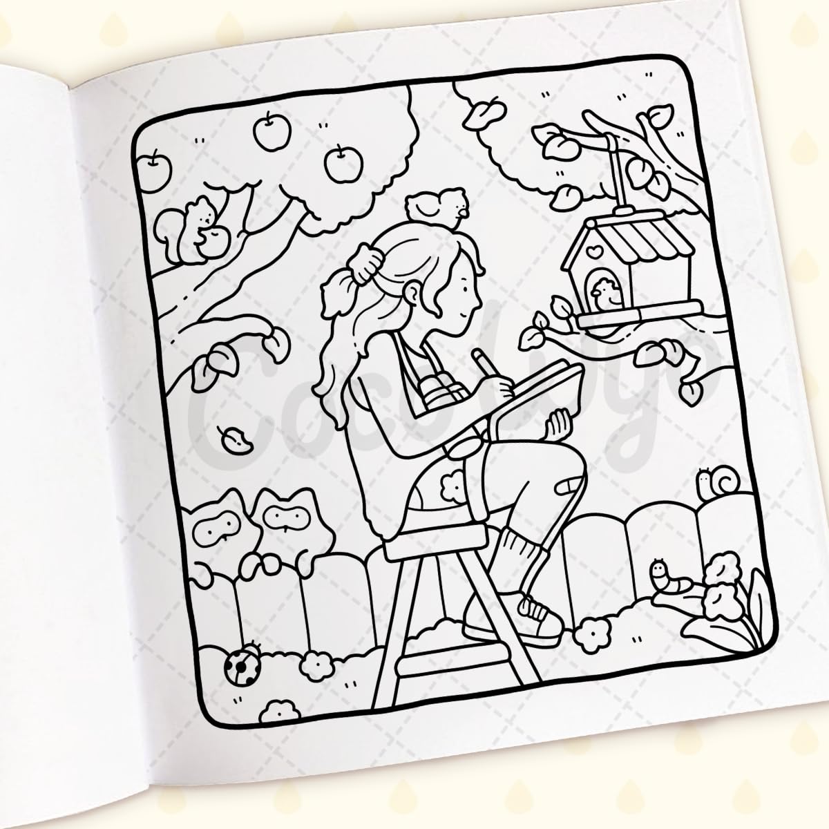Girl Moments: Vol. 3 Coloring Book for Adults and Teens Featuring Cozy Daily Activities for Relaxation