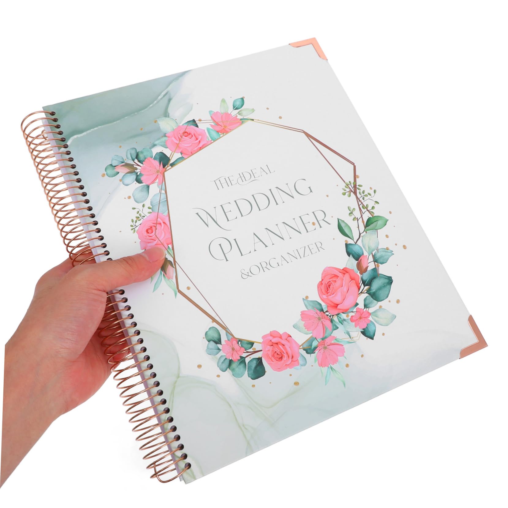 Housoutil Hochzeitsplaner Buch aus Papier mit Detailliertem Zeitplan Budgetplanung und Verlobungsbereich für Verlobung und Planung