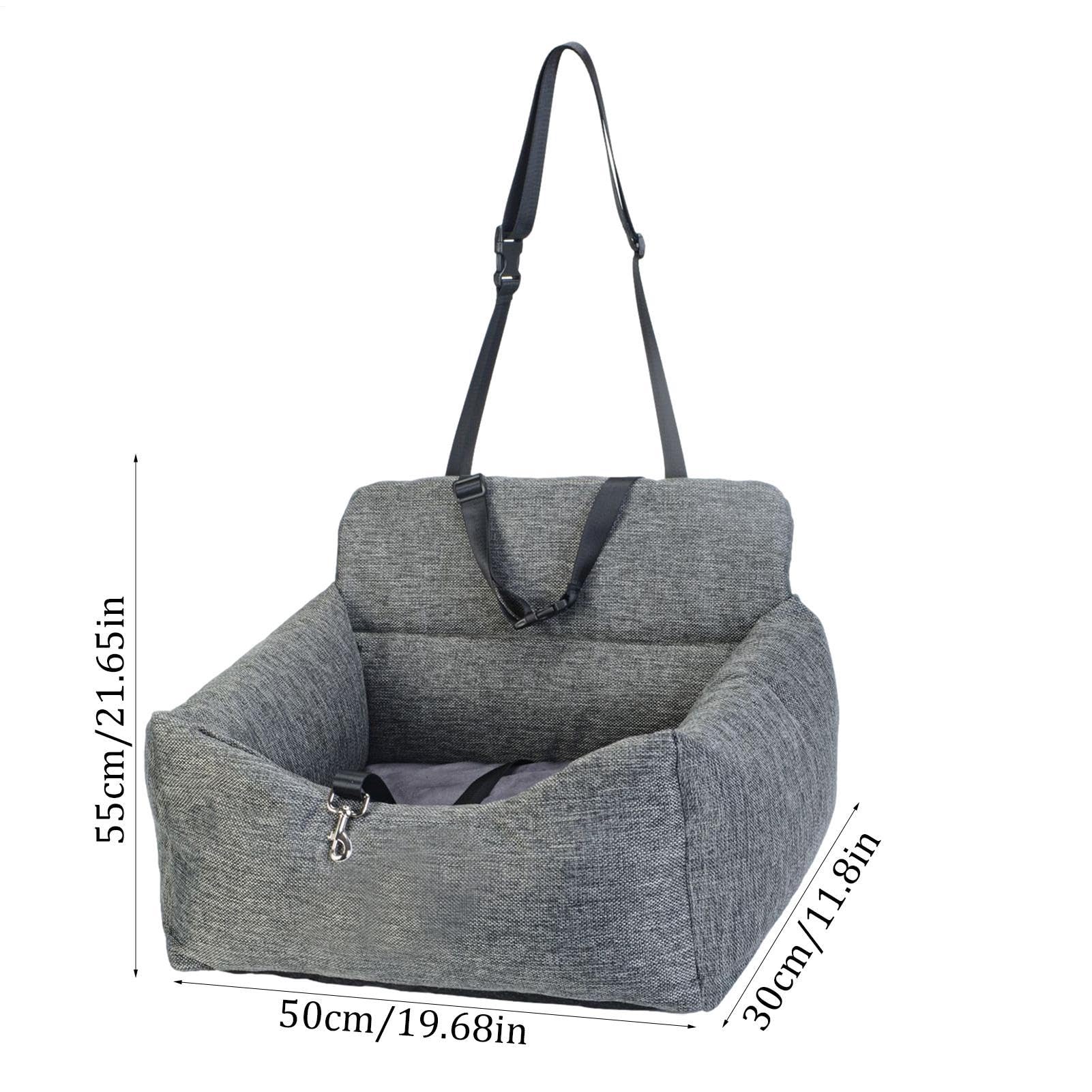 ¿Asiento Elevado de Viaje para Mascotas? Caseta portátil, Cama de Viaje | Transportador Plegable para Mascotas, Jaula Impermeable para Perros para Razas pequeñas, Gatos, cojín extraíble, diseño