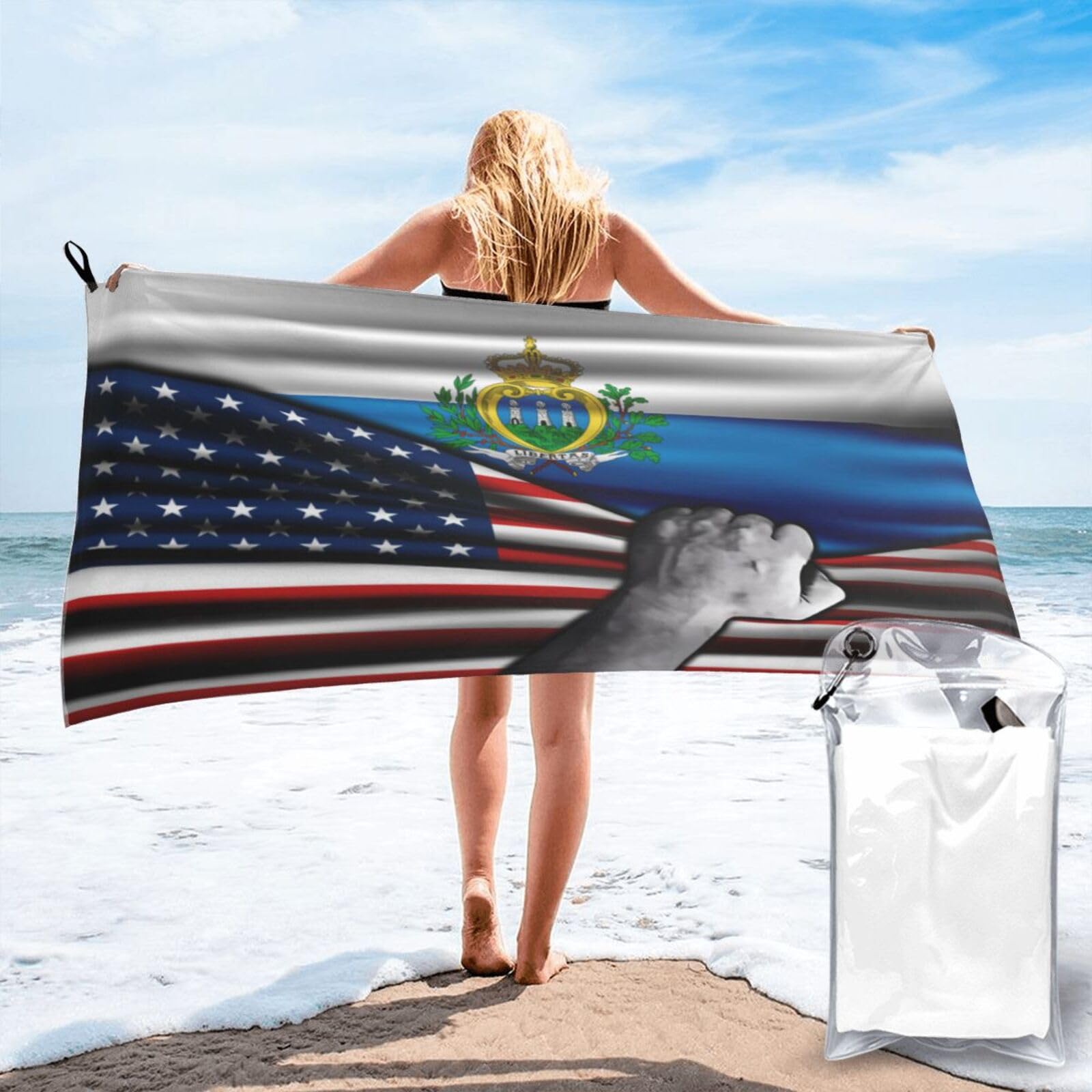 Toalla de secado rápido de Estados Unidos y San Francisco