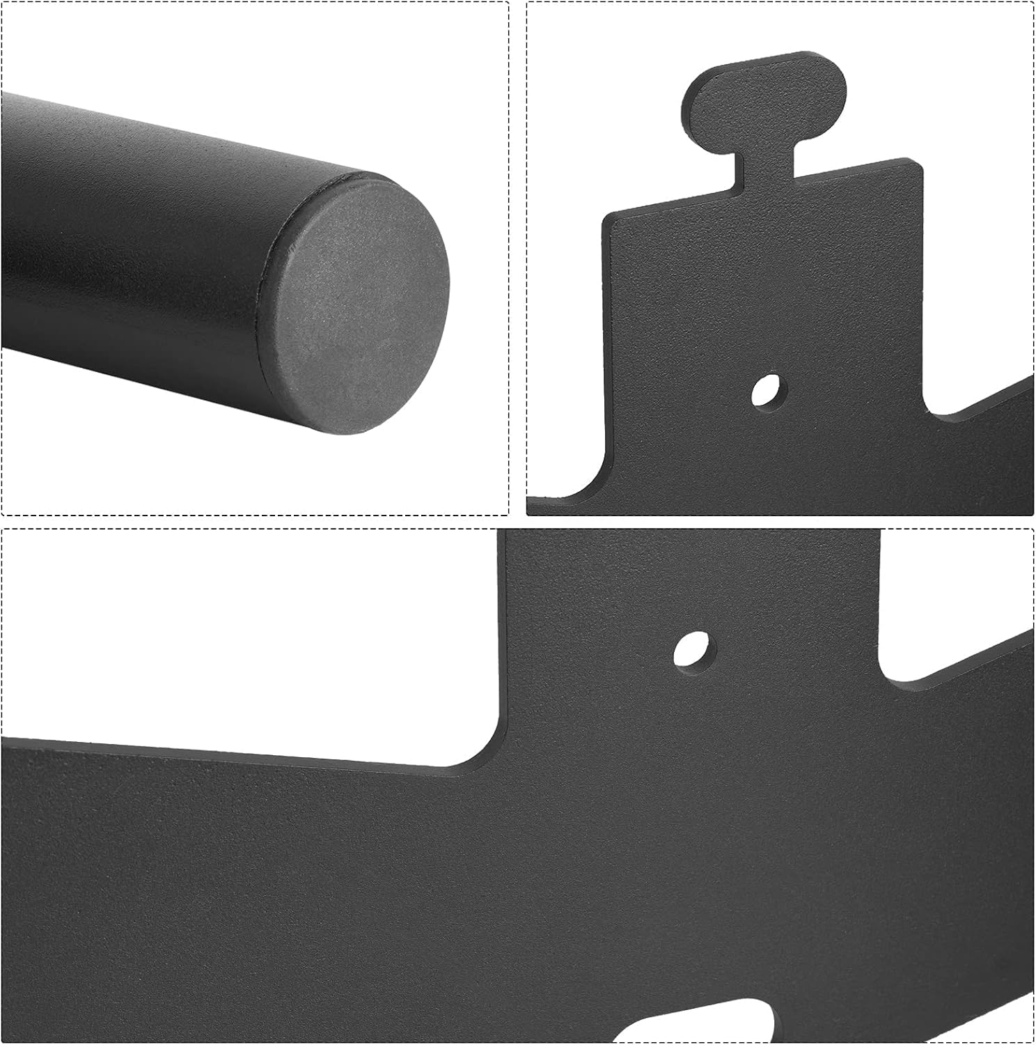 UNKLE METAL Strength Training Plate Trees Wall Mounted Weight Storage Space Saving, Olympic Bumper Plate Weight Rack Storage, Perfect Garage Home Gym Strength Training (4-Peg and 2-Weight Wing) : Sports & Outdoors