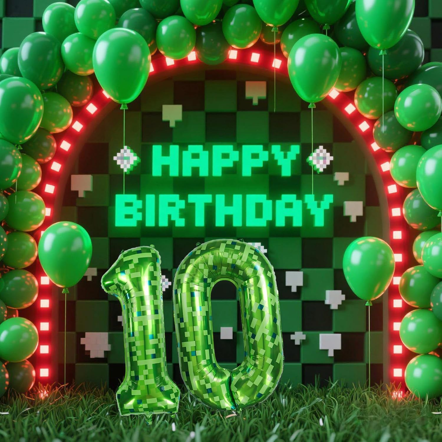Red 0 balloon 40 Inch Giant Helium Foil Number 0 to 9 Red Balloon Birthday Wedding Party Digital Decorations (Number 0) — view 254