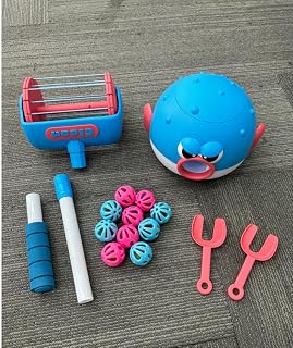 Kids Push & Go Ball Launcher Toy – Auto-Fire Shooting with Jingle Bells & Music, Self-Storage Push Rod, 10 Colorful Balls Included, for Toddlers Ages 3-6