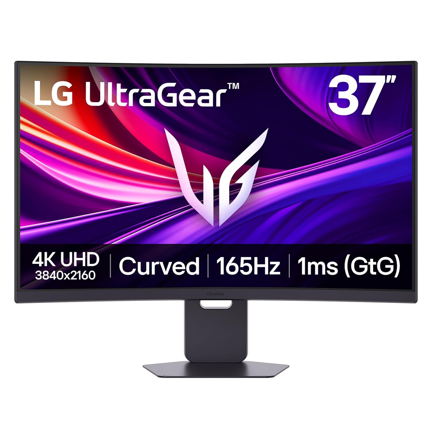 LG 37G800A-B 37-Inch Ultragear 4K UHD 3840 x 2160 Curved Gaming Monitor 165Hz 1ms FreeSync Premium Pro DisplayHDR