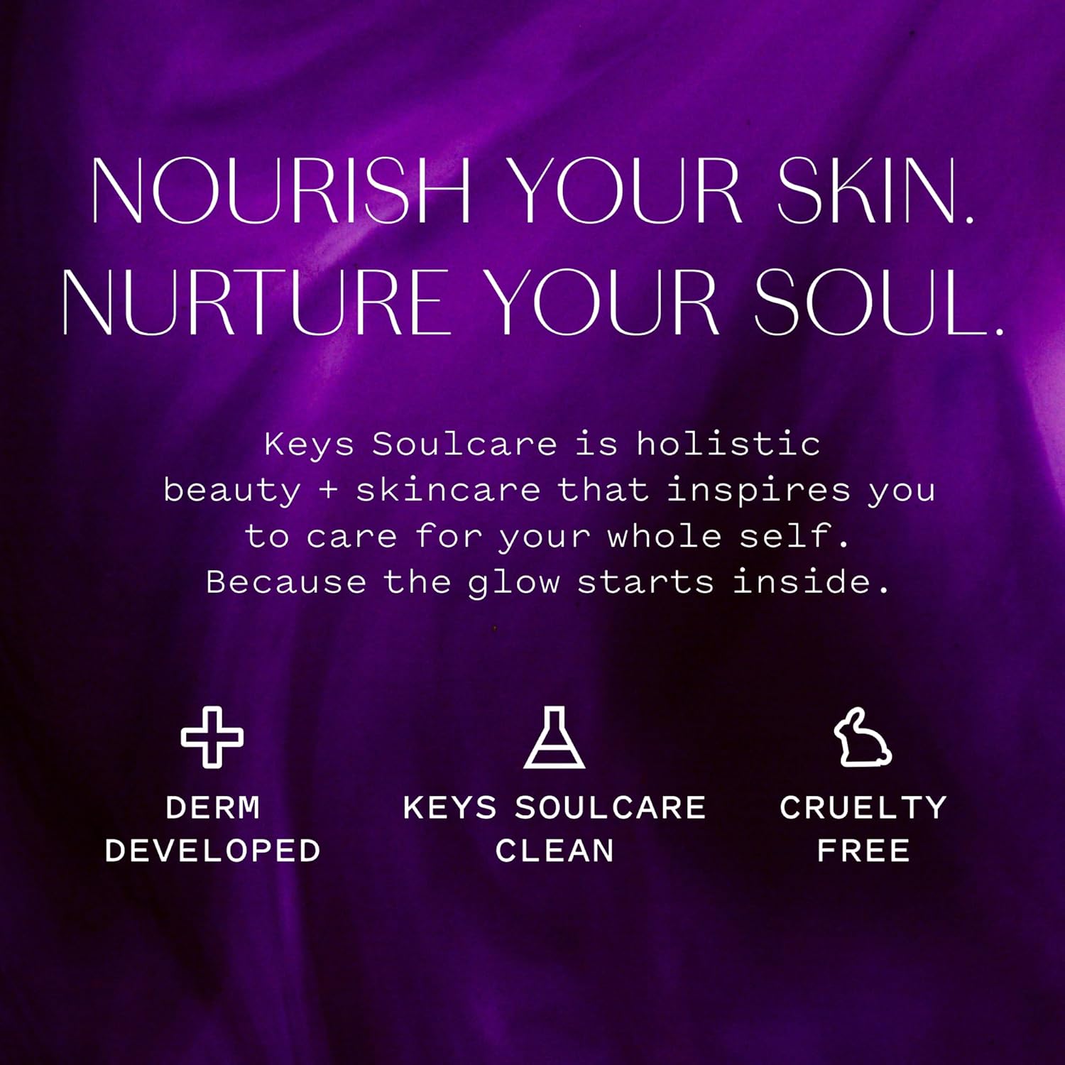 Keys Soulcare Hydrate + Glow Bundle, Includes Cleanser, Fragrance-Free Cream & Priming Serum, Removes Impurities, Moisturizes & Illuminates for Hydrated & Dewy Skin