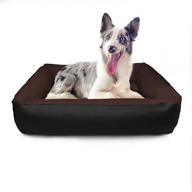 Foto 4 de 7 de BedDog 2en1 colchón para Perro MAX Quattro XL Aprox. 100x85 cm, 8 Colores, Cama, sofá,Cesta para Perro