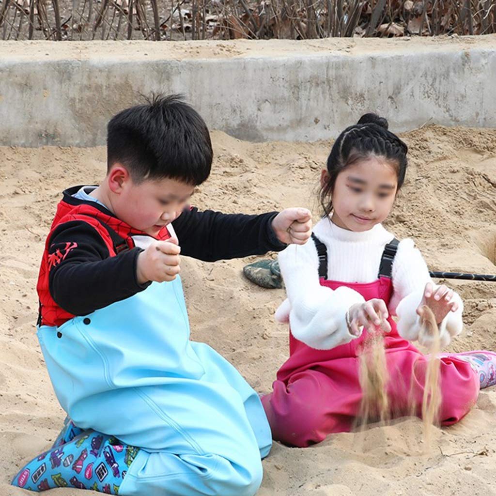 BBGS Trampolieri da Pesca, Trampolieri da Pesca con Stivali con Tacco A Stivale Impermeabile Pesca E Caccia Trampolieri sulla Spiaggia Sabbiosa per Bambini, Ragazzi E Ragazze