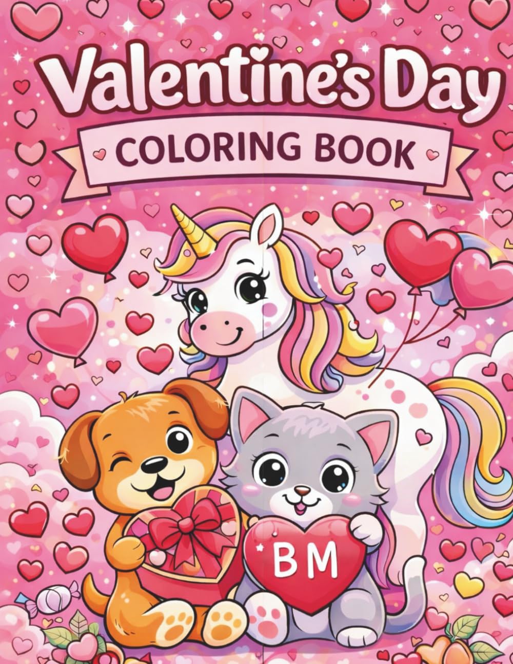 Valentine’s Day coloring book