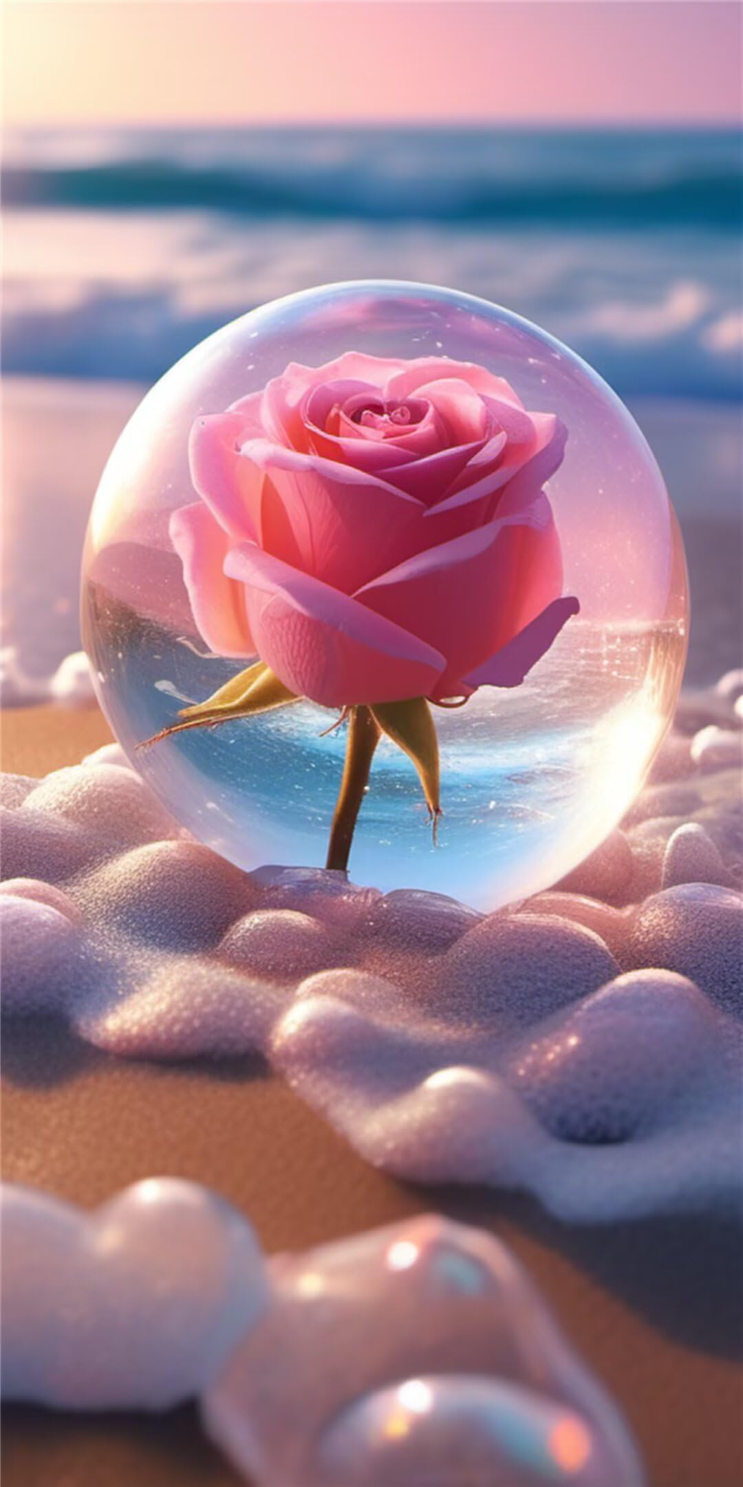 Peinture diamant adulte pour décoration murale salon motif roses 5D