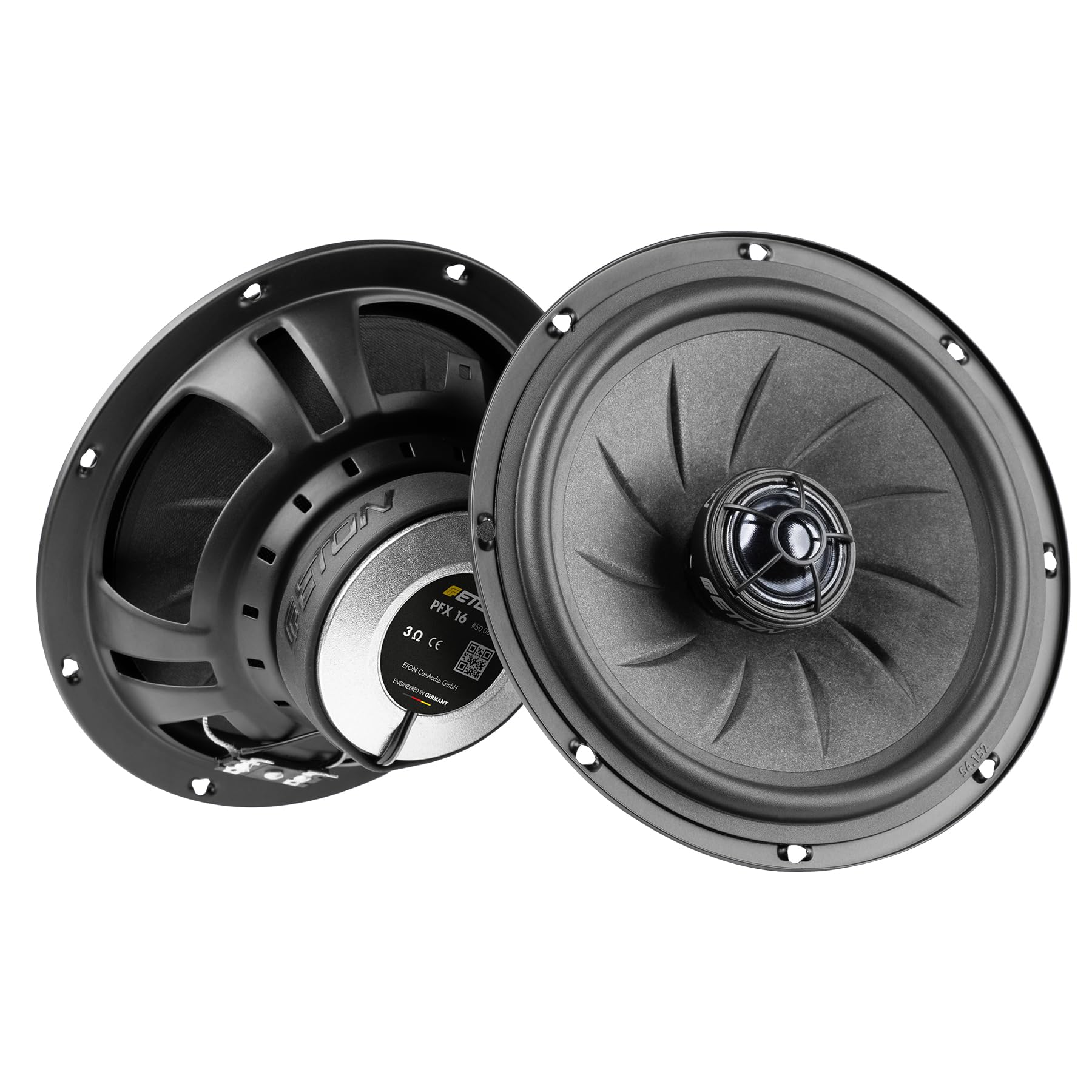 ETON PFX 16 – Klangstarkes 16,5 cm / 6,5“ Koaxial System, Auto Lautsprecher für Front oder Heck, Soundsystem mit 100 Watt, geeignet auch für Wohnmobile, Busse, Transporter, 1 Paar