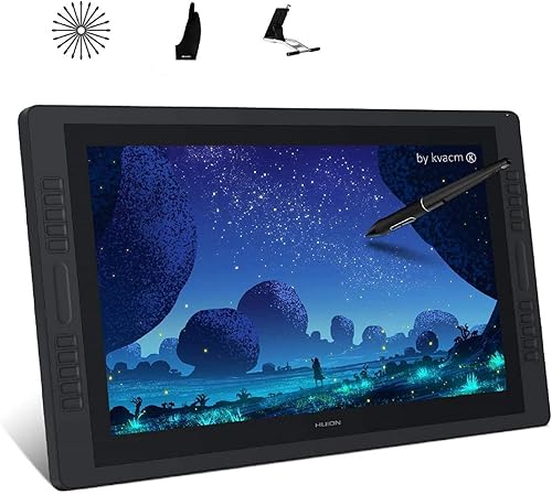Miniatura 9 de HUION KAMVAS Pro 16 - Tableta de dibujo gráfico con pantalla completamente laminada, con lápiz óptico inclinable sin batería 8192 presión 6 teclas