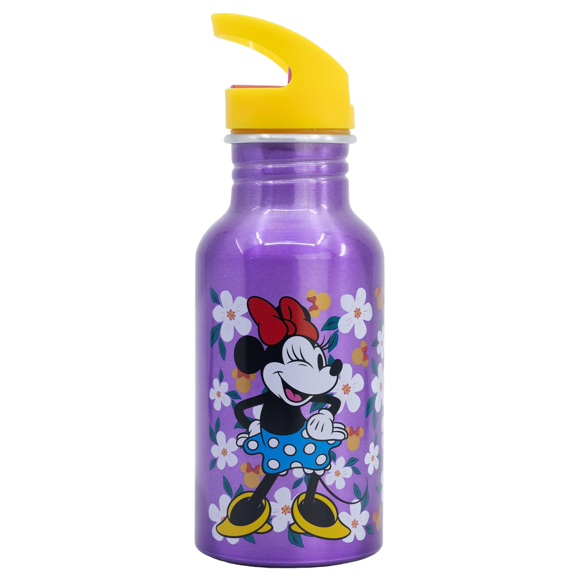 ALUMINUM NEVADA SIPPER BOTTLE 545 ML MINNIE SUNSHINE, Red and White - Image 2