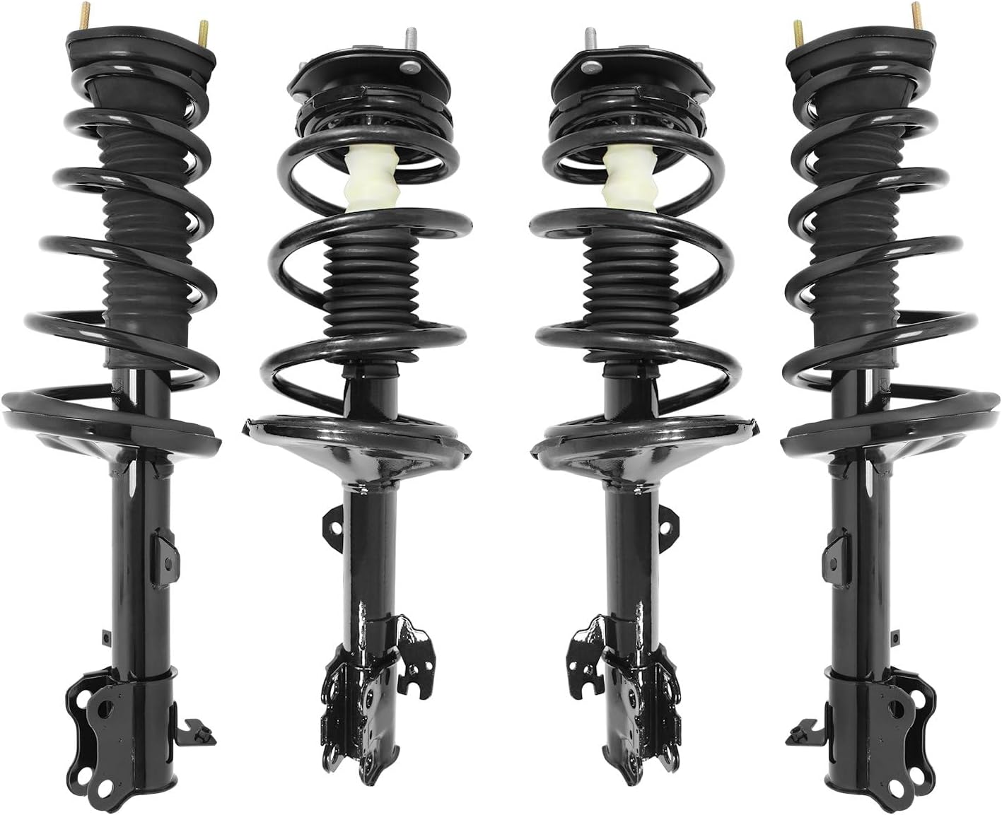 COMPLETESTRUTS - Front & Rear Complete Strut Assemblies with Coil Springs Replacement for 2001-2003 Toyota Highlander AWD - Set of 4