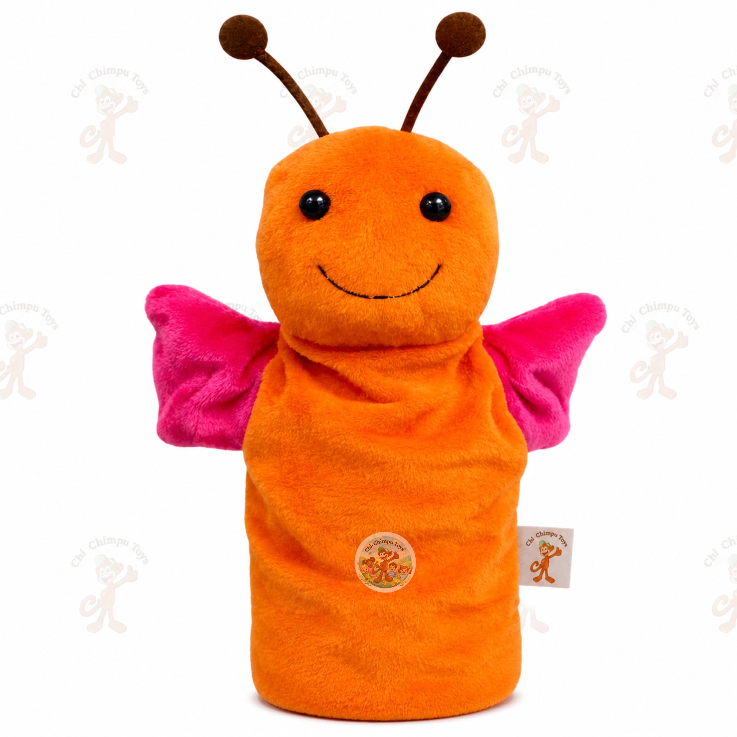 Butterfly Hand Puppet for Kids | Soft Plush Animal Puppet | Storytelling, Role Play, Preschool Learning Toy | Interactive Educational Puppet for Boys & Girls-picture-25