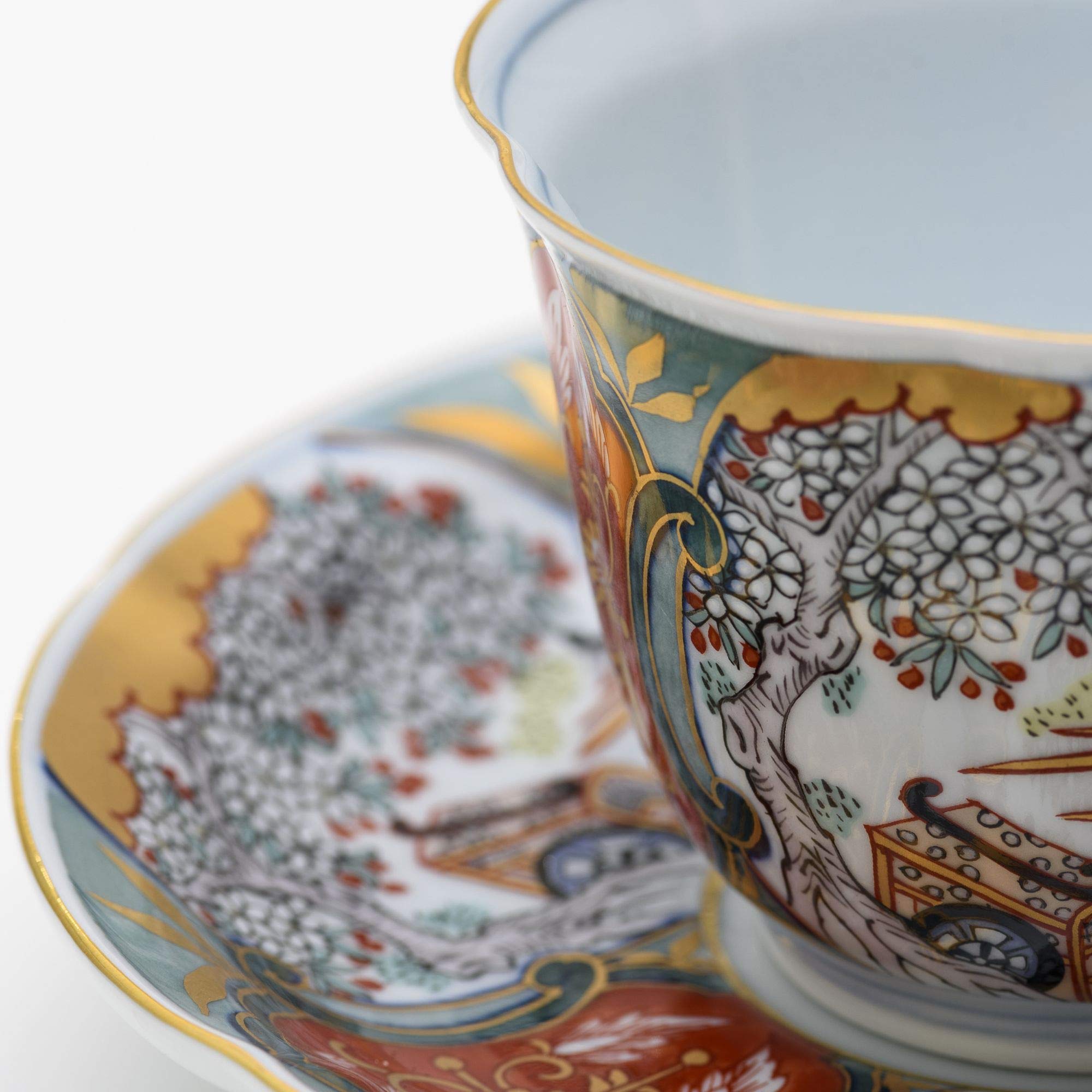 Amazon | 弥左ヱ門窯 有田焼 コーヒーカップ&ソーサー 平安雅桜