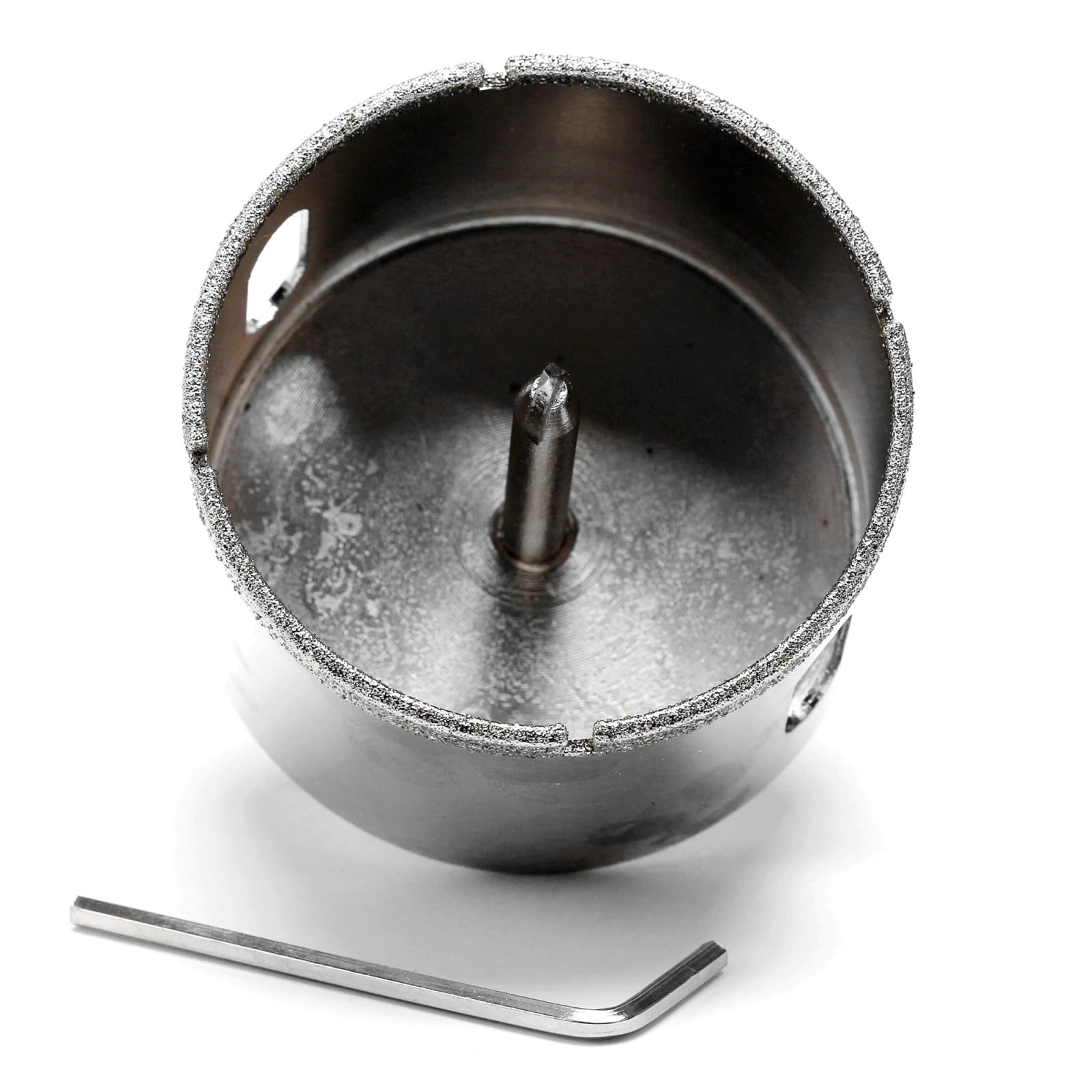 Punte For Seghe A Tazza Diamantate Da 18-125 Mm Con Punta Centrale, Gambo Esagonale, Utensili For Muratura Rivestiti Da 10 Mm For Pietra, Vetro, Granito(70mm)