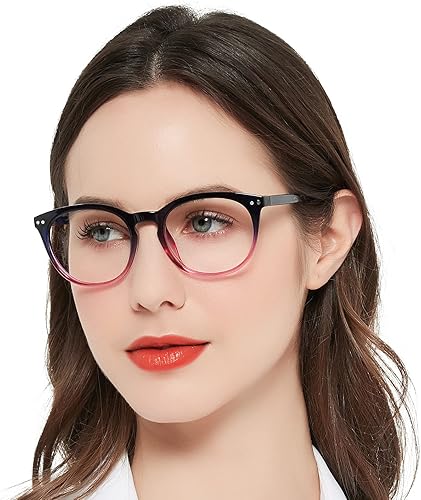 Miniatura 76 de MARE AZZURO Womens Reading Glasses Round Readers Female 0 1.0 1.25 1.5 1.75 2.0 2.25 2.5 2.75 3.0 3.5 4.0 5.0 6.0 (Red 250)