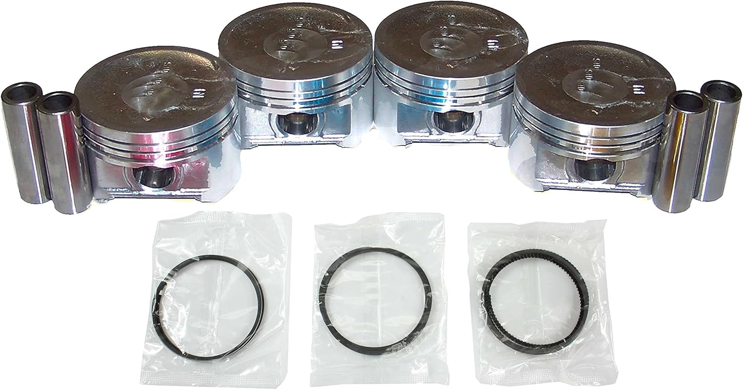 DNJ PRK220 Piston Ring Set Standard for 2001-2005 Honda Civic 1.7L L4 16V SOHC 1668cc