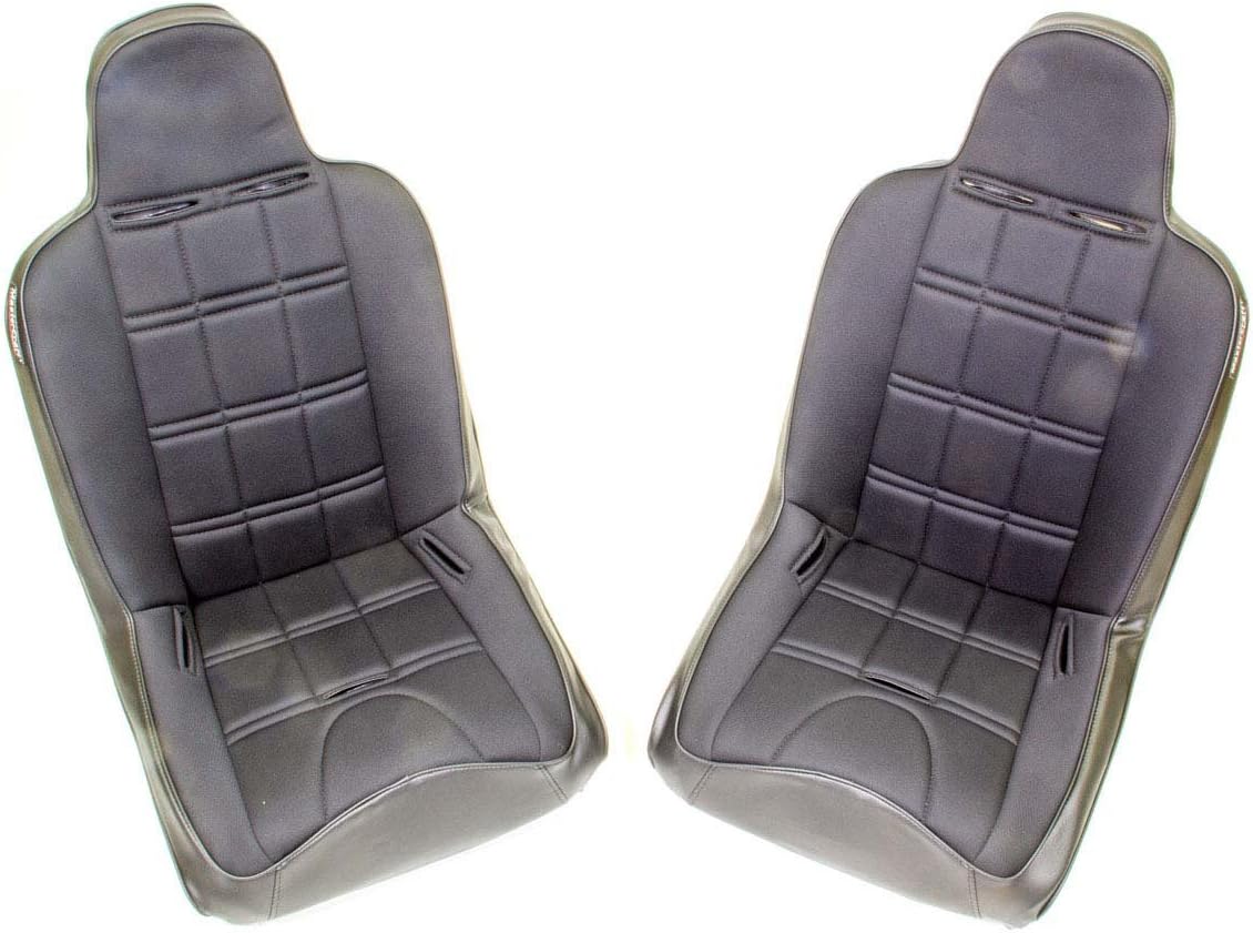 Seat, Nomad, Hip Bolsters, Harness Openings, Cloth/Vinyl, Black, Pair