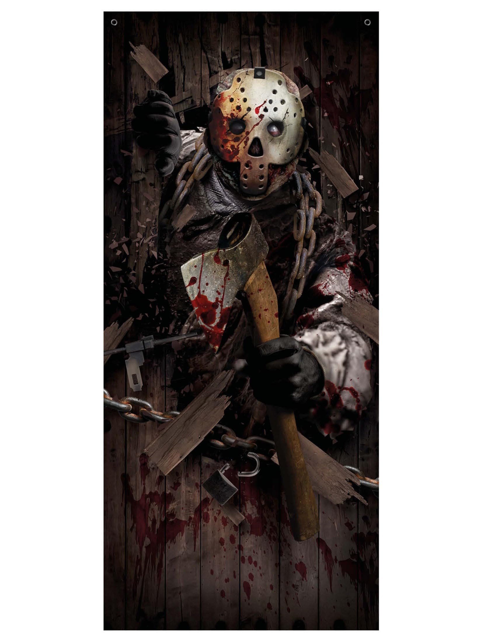 Rubies Axe Assassin Door Decoration 80 X 180 Cm