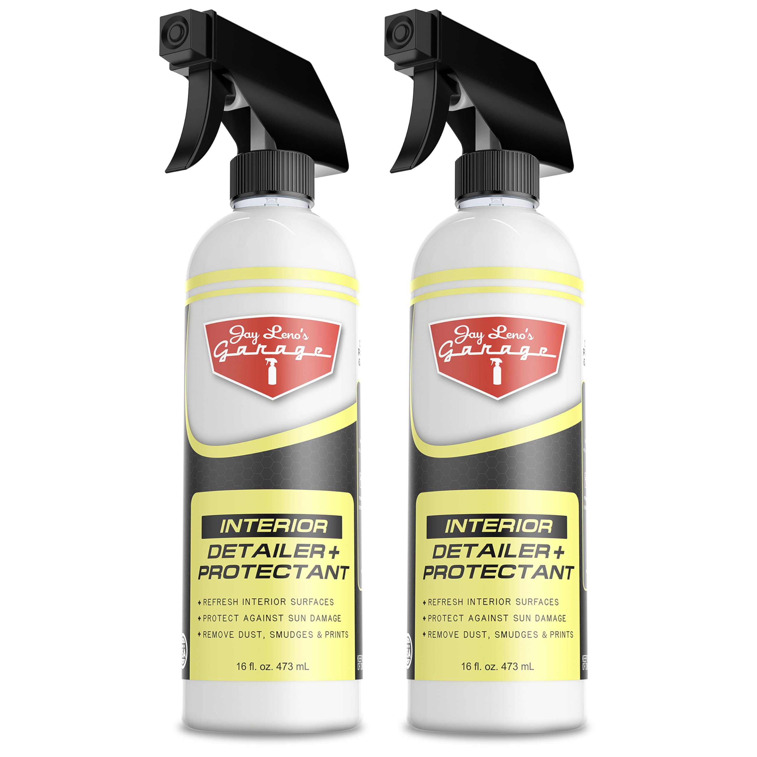 Jay Leno's Garage Interior Detailer &amp; Protectant Car Interior Cleaner Spray for Dash, Auto Interior Cleaner(Pack of 2) (16 oz (Pack of 2))