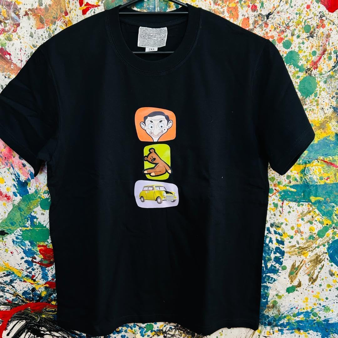 Amazon.co.jp: アニメ ミスタービーン リプリント Tシャツ 半袖 メンズ