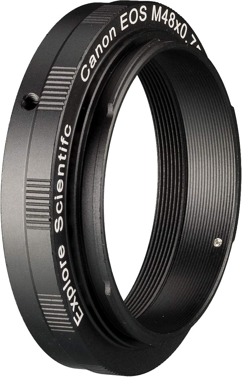 Explore Scientific Camera-Ring M48x0.75 Compatible with Canon EOS