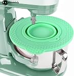 Couverture de bol de mélangeur de silicone compatible avec KitchenAid 6 Mélangeur de support à cuvette à quartz, couvercle à cuvettes à mélangeur pour prévenir le déversement d'ingrédients