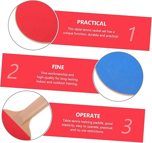 Miniatura 7 de CLISPEED Juego de raqueta de tenis de mesa portátil para niños, juego de raqueta de tenis de mesa, juego de raquetas de tenis de mesa, juego de