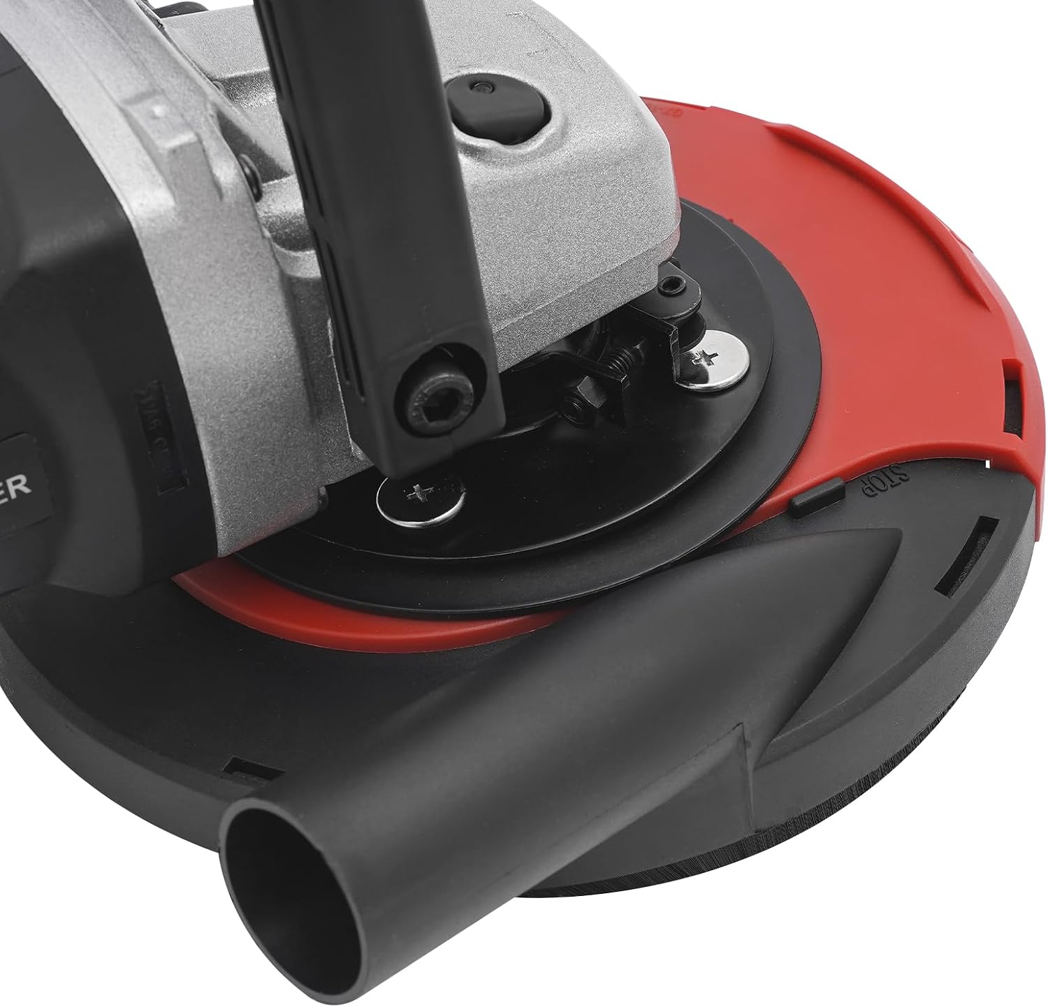 Concrete Grinder Set,1580W 7inch Corded Electric Dust-Free Grinding Machine with Dust Collection & Auxiliary Handle, 6 Speed Adjustable Handhold Industrial Polisher for Cement Floors, Walls (Black)