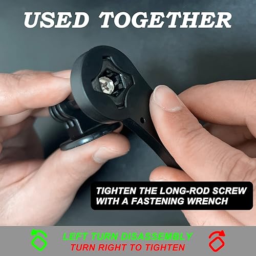 Miniatura 7 de Adaptador de montaje de trípode Accesorios de montaje de tornillo compatibles con Insta360 One X3 X2 RS R Go 2, Gopro Hero 11 10 9 8 7 6 5 4 3+ Max