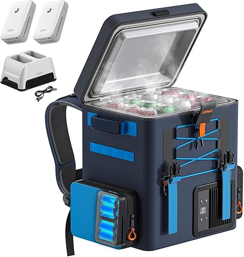 Miniatura 12 de LiTHELi FrozenPack Wild 12V Car Refrigerator & Portable Electric Cooler, 20L/21QT Backpack Design, -4~68℉ Travel Fridge Freezer for Camping, Road