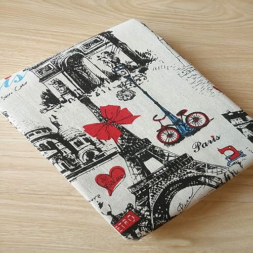 Miniatura 3 de Sheicon The Yard - Tela con estampado de la Torre Eiffel de París, 60 pulgadas de ancho, diseño de romance francés, vintage, para proyectos