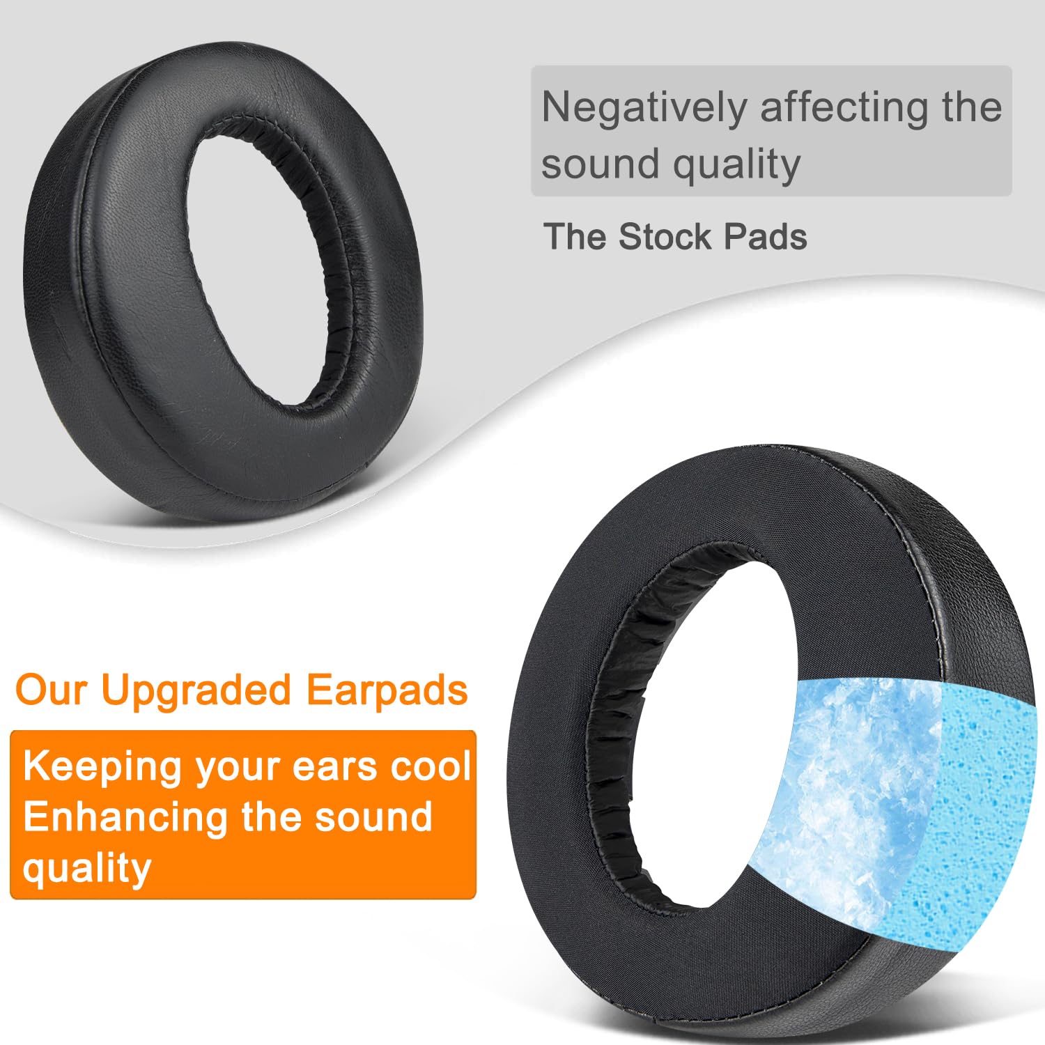 Cuscinetti Auricolari Di Ricambio Per Cuffie Sony Platinum PS4 - Modello CECHYA-0090 - Foto 5